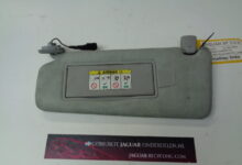 Zonneklep links XF grijs alcantara / suede C2Z8863LHJ