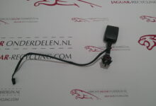Gordelsluiting zwart bestuurder met stroom kabel XK8 1997-2000 HJD7012AA/LEG