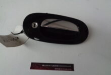 Deur handgreep rechts voor  X300 zwart met chroom